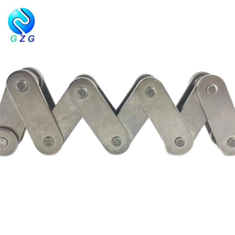 Rantai Konveyor Pelat Sisi Lurus Seri Pitch Ganda