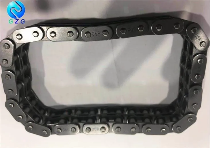 Rantai Rol Pelat Sisi Lurus Rantai Konveyor Baja Karbon